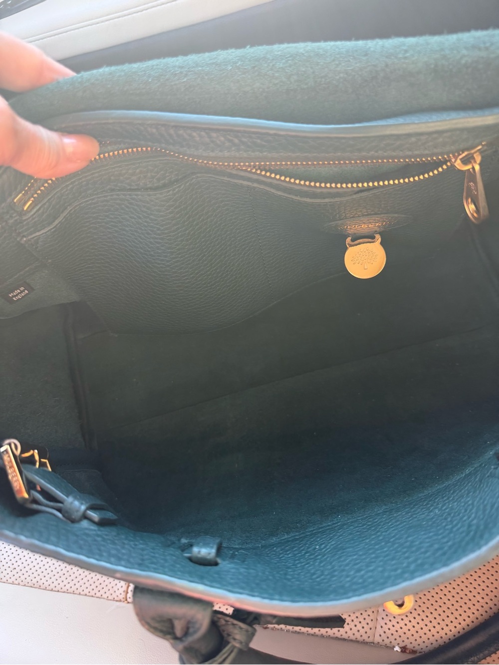 Mulberry Bayswalter Green Heavy Grain - Picture 8 of 14